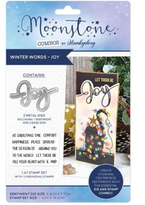 Hunkydory Crafts Moonstone Combos - Winter Words - Joy
