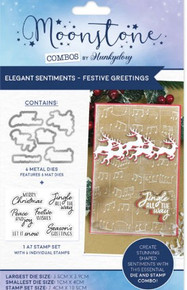 Hunkydory Moonstone Combos Elegant Sentiments Festive Greetings