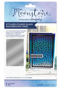 Hunkydory Moonstone Dies Stylised Stained Glass Background Panel
