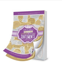 Hunkydory Essential Book of Sentiments Christmas Gold Silver Shimmer