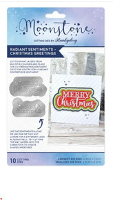 Hunkydory Moonstone Dies - Radiant Sentiments - Christmas Greetings