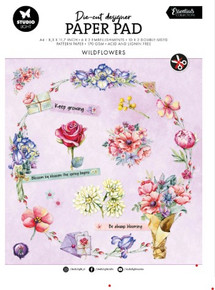 Studio Light Die-Cut Paper Pad Wildflowers Essentials 32sh nr145