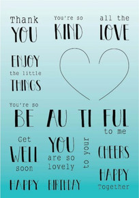 Studio Light Clear Stamp Pop-Up Cards Essentials 17 PC