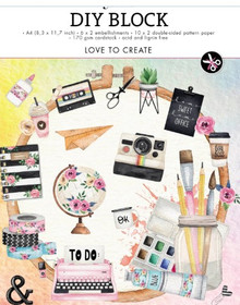 Studio Light DIY Block Love To Create Essentials nr.16