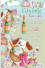 Craft Consortium- The Gift of Giving Stamp Set - Pop the Cork