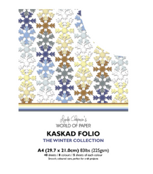 Kaskad Folio Winter Collection A4 225gsm Coloured Core Cardstock 40PC
