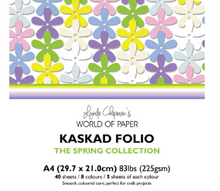 Kaskad Folio Spring Collection A4 225gsm Coloured Core Cardstock 40 sh