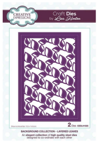 Creative Expressions- Sue Wilson- Background Collection- Layered Leaves Craft Die