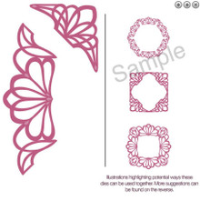 Creative Expressions- Sue Wilson Dies- Configurations Collection- Dainty Lace Edger - CED6402