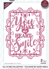 Creative Expressions- All in One Collection- You Make My Heart Smile Sue Wilson