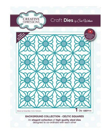 Creative Expressions- Sue Wilson- Background Collection- Celtic Squares Die