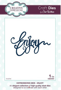 Creative Expressions- Sue Wilson- Expressions Collection - Enjoy