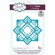 Creative Expressions- Sue Wilson Craft Dies- Art Deco Collection- Dazzling Diamonds