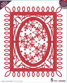 Creative Expressions- Sue Wilson- Festive Collection- Deco Snowflake Background