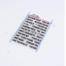 Heffy Doodle- Essential Phrases Sentiment Stamps