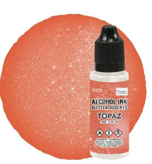 Couture Creations Glitter Accents Alcohol Ink 12mL Topaz