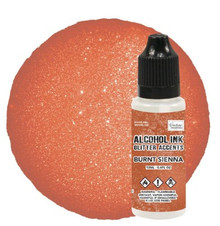 Couture Creations Glitter Accents Alcohol Ink 12mL Burnt Sienna