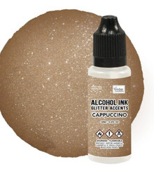 Couture Creations Glitter Accents Alcohol Ink 12mL Cappuccino