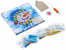 Diamond Dotz DDP2.034 Mini Pillow Snowman Cap