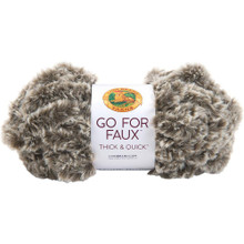 Lion Brand Yarn Go For Faux - Husky