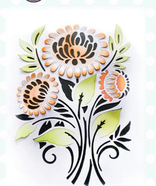 Creative Expressions- Paper Cuts Cut & Lift Collection- Zinnia Craft Die