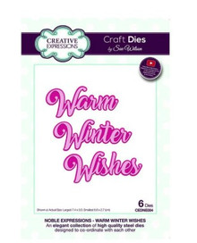Creative Expressions- Sue Wilson- Noble Expressions- Winter Wishes Craft Die
