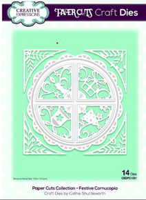 Creative Expressions- Paper Cuts Collection- Festive Cornucopia Cutting Die