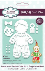 Creative Expressions- Paper Cuts Festive Collection- Gingerbread Boy Craft Die