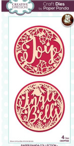 Creative Expressions- Paper Panda- Christmas Baubles Joy & Jingles Bells Craft Die