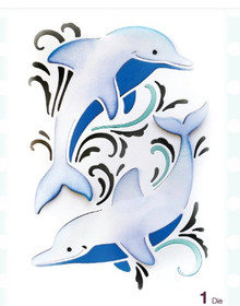 Creative Expressions- Paper Cuts Cut & Lift Collection- Dolphin Dive Craft Die