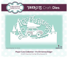 Creative Expressions- Paper Cuts Collection- It's Christmas Edger Craft Die