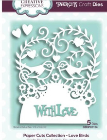Creative Expressions- Paper Cuts Collection- Love Birds Craft Die
