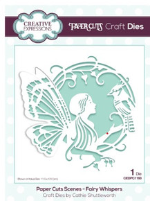 Creative Expressions-Paper Cut Scenes- Fairy Whispers Craft Die