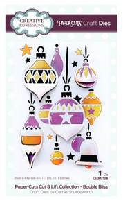 Creative Expressions- Paper Cuts Cut Lift Collection- Bauble Bliss Die
