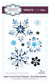 Creative Expressions- Paper Cuts Cut & Lift Collection- Snowflake Sparkle Craft Die