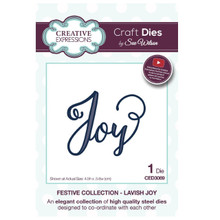Creative Expressions- Sue Wilson- Festive Collection - Lavish Joy Craft Die