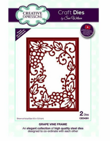 Creative Expressions- Sue Wilson- Frames & Tags Collection- Grape Vine Frame Dies