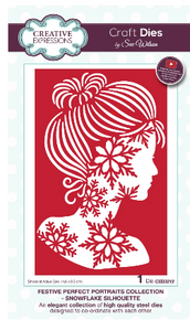 Creative Expressions- Sue Wilson- Festive Perfect Portraits- Snowflake Silhouette Die