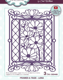 Creative Expressions- Sue Wilson- Frames & Tags Collection- Lena Craft Die