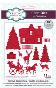 Creative Expressions- Sue Wilson- Festive Collection- Winter Wonderland Craft Die