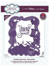 Creative Expressions- Sue Wilson- Frames and Tags Collection- Sew Sweet