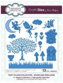 Creative Expressions- Jamie Rodgers- Fairy Village Collection- Woodland Dwellings Craft Dies
