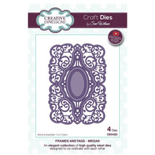 Creative Expressions- Sue Wilson- Frames & Tags Collection- Megan Craft Die