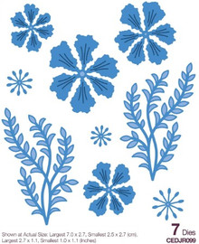 Creative Expressions- Jamie Rodgers- Fairy Wishes Collection- Deckled Edge Blossoms Craft Die