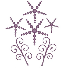 Creative Expressions- Sue Wilson- Finishing Touches Collection- Beaded Starflower Dies