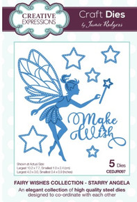 Creative Expressions- Jamie Rodgers- Fairy Wishes Collection- Starry Angela Craft Die