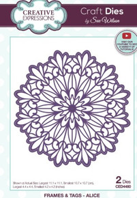 Creative Expressions- Sue Wilson- Frames & Tags Collection- Alice Craft Die