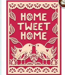 Creative Expressions- Paper Panda- Home Tweet Home Craft Die