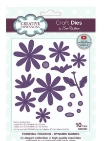 Creative Expressions- Sue Wilson- Finishing Touches Collection- Dynamic Daisies Craft Die
