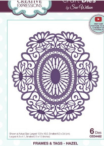 Creative Expressions- Sue Wilson- Frames & Tags Collection- Hazel Craft Die